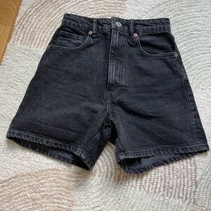 Zara Black Denim Women's Jean Shorts
